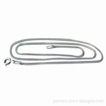 925 sterling silver herringbone chain necklace